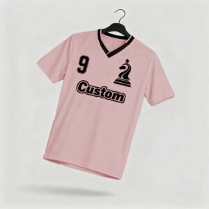 Pink factory direct sales team football suit set sports shirt European Cup fan breathable quick drying training suit team uniform