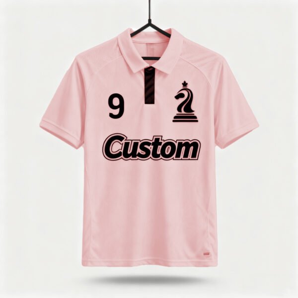 Pink factory direct sales team football suit set sports shirt European Cup fan breathable quick drying training suit team uniform