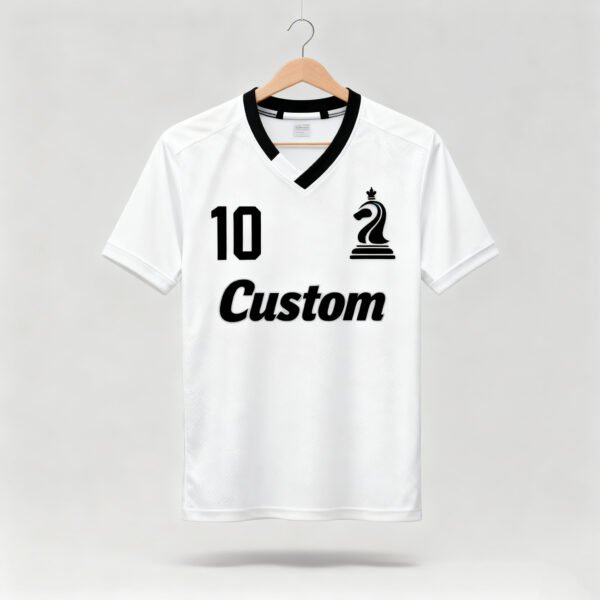 White factory direct sales team football suit set sports shirt European Cup fan breathable quick drying training suit team uniform