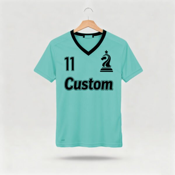 Cyan factory direct sales team football suit set sports shirt European Cup fan breathable quick drying training suit team uniform