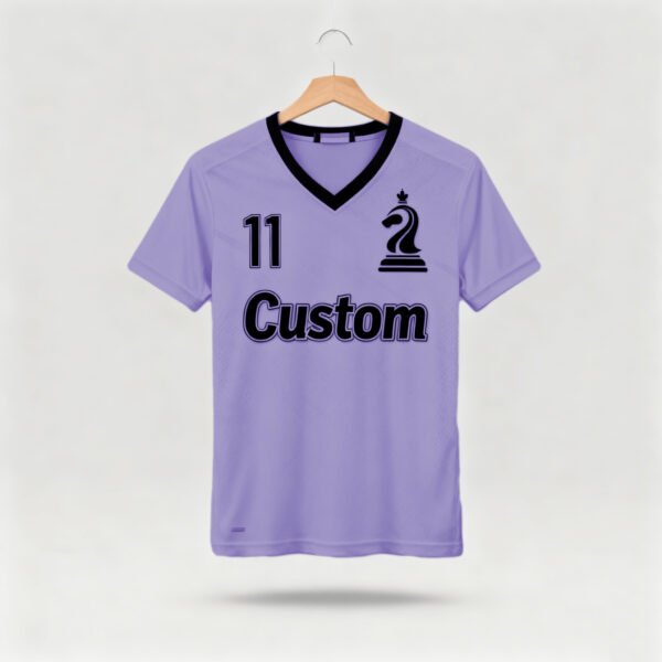 1219JTJTJT (29) Purple factory direct sales team football suit set sports shirt European Cup fan breathable quick drying training suit team uniform
